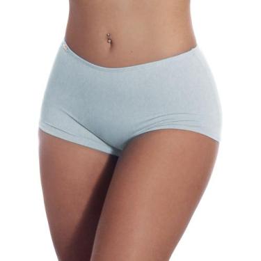 Imagem de Calcinha de Biquíni Shortinho Sunga Feminina - Estigma, M, Branco