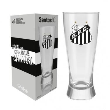 Imagem de Copo Cerveja Chopp Tulipa Santos Licenciado 300ml Lager - ALLMIX, Sant