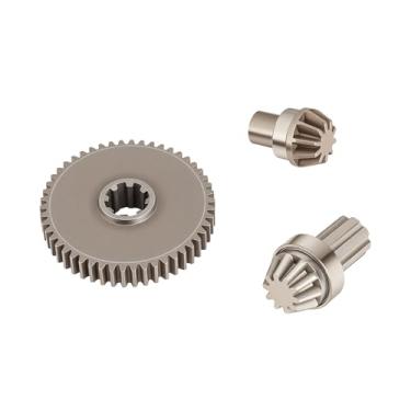 Imagem de NMNRC Steel Input Spur Gear Compatible with HyperGO 1/16 H16BM H16PL H16GT H16DR 16207 16208 16209 16210 1/14 H14BM 14209 14210 14301 14303 Series Upgrades Part