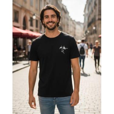 Imagem de Camiseta Camisa Anjo Ak47 Cupido Em Algodão Top Basica Y2k - crushed, 