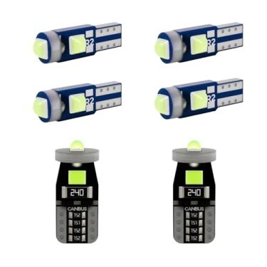 Imagem de WLJH Painel de instrumentos azul gelo extremamente brilhante, medidor de aglomerado, velocímetro indicador de tacômetro, lâmpada de aviso, kit completo de luz LED para Lexus IS300 2001-2005, pacote com 25