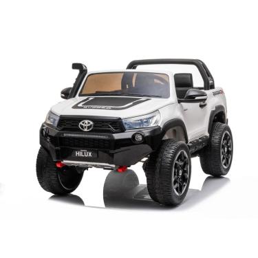 Imagem de Carrinho Elétrico Infantil Hilux Branca 12V