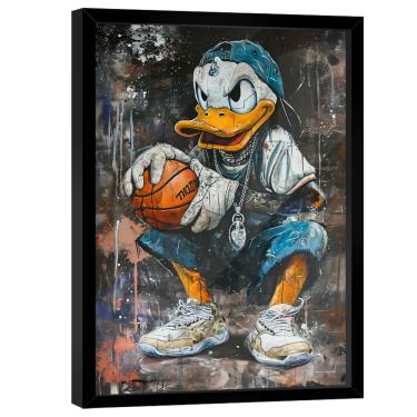 Imagem de Quadro Decorativo Donald Basquete