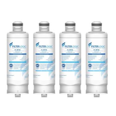 Imagem de Filtro de água para geladeira Filterlogic DA97-17376B, pacote com 4