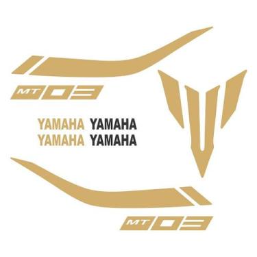 Imagem de Adesivo Protetor Tank Pad MT-03 para Motocicletas 2019 a 2020 - Cromo 