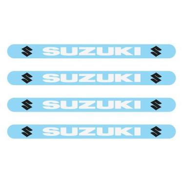 Imagem de Adesivo Protetor Tank Pad Compatível Suzuki - Logos Personalizados - C