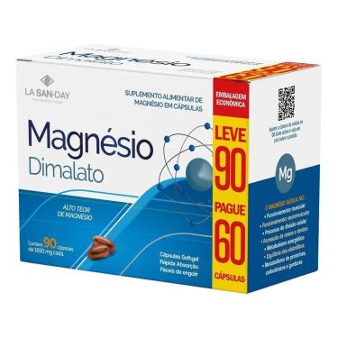 Imagem de Magnésio Dimalato 90 Cápsulas La San Day-Unissex