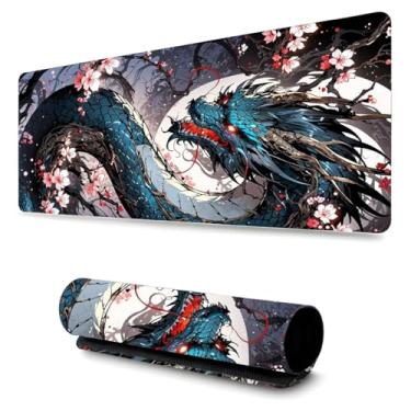 Imagem de Mouse Pad Gamer Profissional Confortável Antiderrapante Escritório e Games 90x40cm Diversas Estampas Dragão (Dragao | 7)