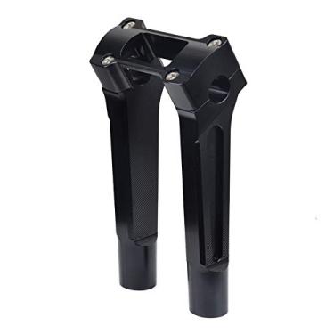 Imagem de Goldfire Suporte de guidão reto para Harley M8 Softail Street Bob 2018 2019 2020 2021 (preto, 8 polegadas)