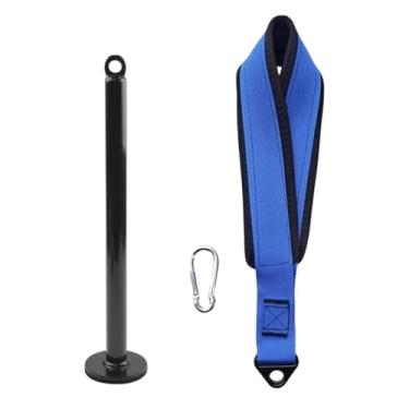 Imagem de menolana Cinta de braço para fortalecimento de pulso e antebraço, exercícios versáteis para bíceps, treinamento de força de braço para academia Park Grip, Azul