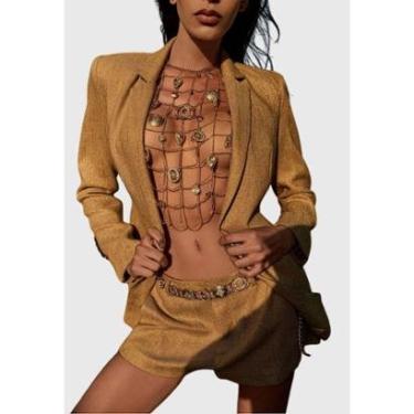 Imagem de Short Linho Com Lurex Caos-Feminino