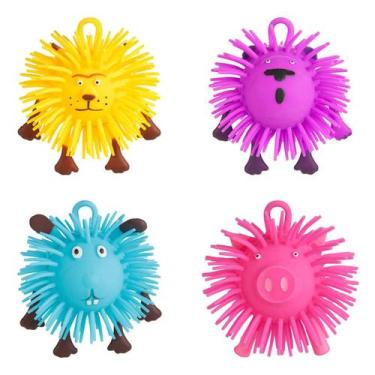 Imagem de Fidget toy mania flofys bicho arrepiado - dm toys dmt6663