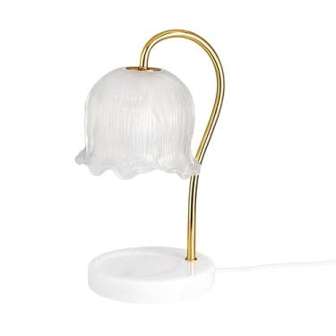 Imagem de Bothyi Aquecedor de velas, luminária de mesa, aquecedor de velas em jarras pequenas, de flores, lâmpadas de velas, luz de aquecimento para casa