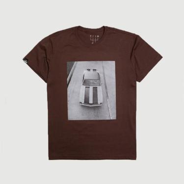 Imagem de Camiseta Masc. DTG Chevrolet - Camaro On Road - Marrom-Masculino
