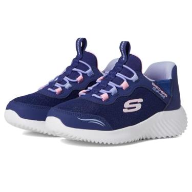Imagem de Skechers Tênis feminino Bounder-Simple fofo, Azul marino, 11 Little Kid