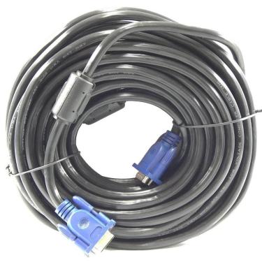 Imagem de Cabo Vga 10m Monitor Lcd Pc Tv Projetor Blindado 10 Metros
