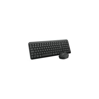 Imagem de Kit Teclado e Mouse Sem Fio Logitech MK250 Compacto, Mouse Ambidestro, Bluetooth, ABNT2, Compatível PC e Mac, Grafite - 920-013516