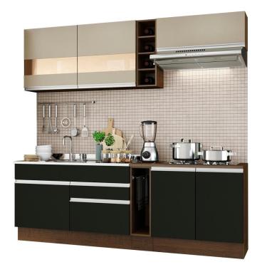 Imagem de Cozinha Parma com Armário e Balcão sem Tampo e Pia Madesa