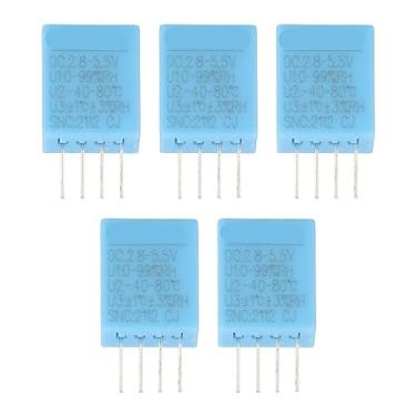 Imagem de Módulo de umidade Ature, módulo sensor de temperatura, 5 peças, sensor de umidade de alta setividade, módulo de sensor digital antiinterferência para placa Ghouse A com lâmpada e fio (#1)