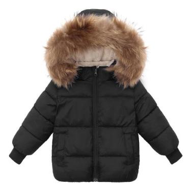 Imagem de Casaco de inverno Srkrando Baby Boy Girl com capuz