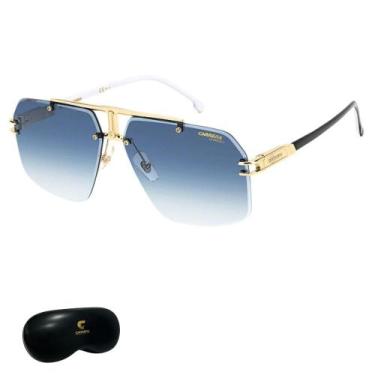 Imagem de Óculos de Sol Carrera Masculino UV Protect Azul 1054/S J5G 6308 S, Dou
