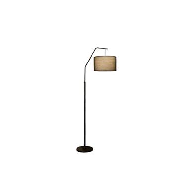 Imagem de Luminária de chão Lâmpada de assoalho sala estar sofá casa escurecimento estilo chinês lanterna retro decoração quarto lâmpada cabeceira (excluindo fonte luz)(Brown)