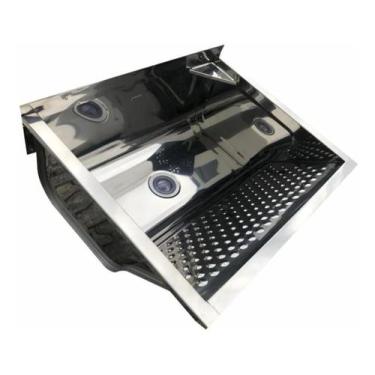 Imagem de Tanque Inox Lavanderia Pendurar Ts500 46 Litros C/válvula - InoxSul