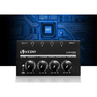 Imagem de Mini Amplificador De Áudio Estéreo 4 Canais Amplificador De Fone De Ou