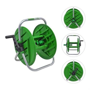Imagem de Enrolador Suporte Mangueira Jardim Giratório e Parede Trapp, EM-60