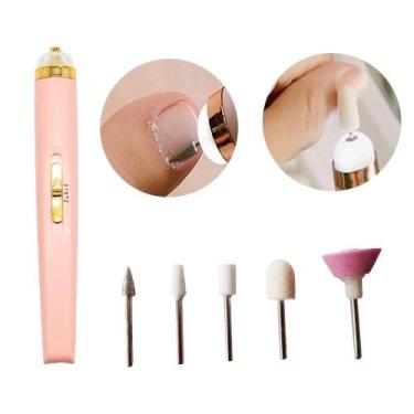 Imagem de Lixa Elétrica De Manicure Profissional Tira Cutícula  Pé e Mão RECARRE