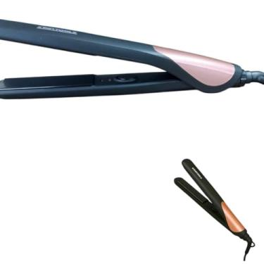 Imagem de Chapinha Profissional para Cabelo, Bivolt, Rosa, 50W, Material PP, 29cm, Design Ergonômico, Aquecimento Uniforme