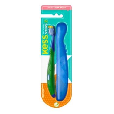 Imagem de Escova Dental Steps Kess Belliz Azul - Belliz Company