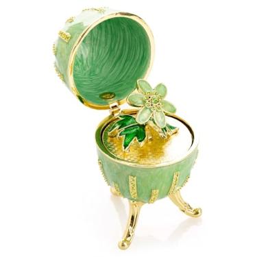 Imagem de Keren Kopal Ovo de Páscoa verde com compartimento oculto de flores