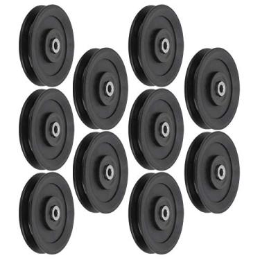 Imagem de Polia de Ginástica Polia de Nylon de, Robustez e Resistente e Impermeável Acessório de Equipamentos de Fitness para Academia, de Polia de Porta de Garagem