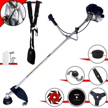 Imagem de Roçadeira Toyama Rt43lb-25a 1,7hp + Faca 2p 6p 80d E Trimmer