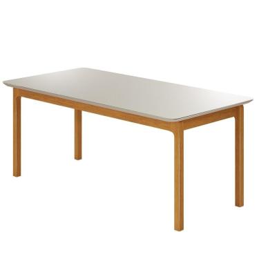 Imagem de Mesa De Jantar Retangular Cativa Jcm Off White 1,80 M