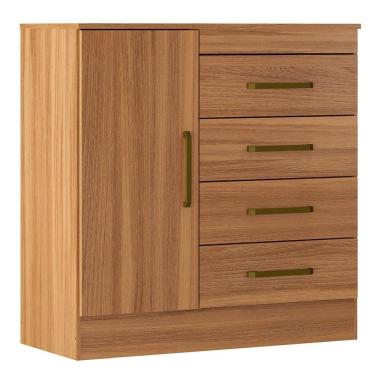 Imagem de Cômoda De Madeira 4 Gavetas Montevidéu Demóbile Amendola