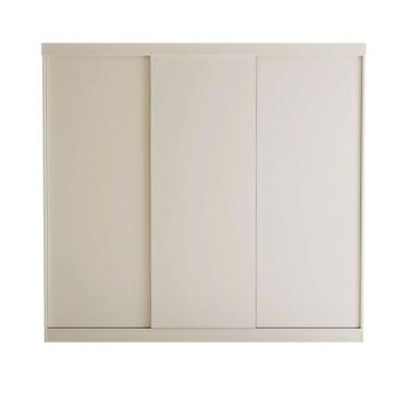 Imagem de Guarda Roupa Casal Cronos 3 Portas De Correr 4 Gavetas Minastex Branco