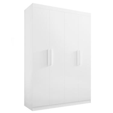 Imagem de Guarda Roupa 4 Portas 3 Gavetas Colibri Plus D'doro Branco