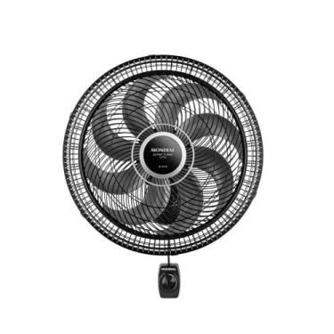Imagem de Ventilador De Parede Mondial Super Turbo 8 Pás 140W 40Cm Preto e Prata