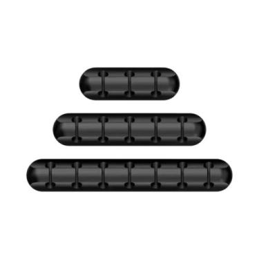 Imagem de Organizador De Cabos De Silicone Autoadesivo Para Mouse, Teclado, Fone