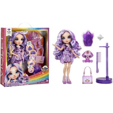 Imagem de Boneca Classic Rainbow High Fashion Doll Violet 28cm