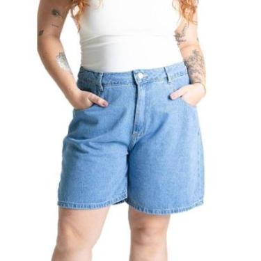 Imagem de Shorts Jeans Sawary Plus Size - 280666 - IND. 50-Feminino