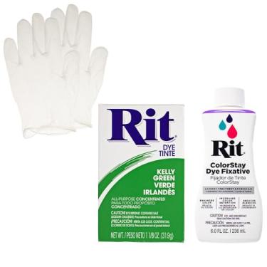 Imagem de Rit Dye Powder com conjunto de fixadores ColorStay – Kit tudo em um com luvas para reduzir o sangramento de cor