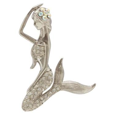 Imagem de Broche Strass Sereia BRG9244  - Akasaki