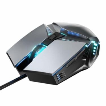 Imagem de Mouse Óptico USB para Computador, Gaming, LED Azul, Ergonômico