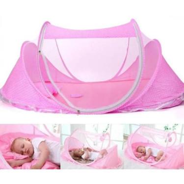 Imagem de Berço Tenda Cercadinho Portátil Mosquiteiro Colchão Envio 24 - M&C