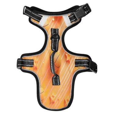 Imagem de STAYTOP Peitoral de basquete para cães/gatos, ajustável, macio, acolchoado, peitoral para animais de estimação, refletivo, sem asfixia, clipe frontal de fácil controle para cães/gatos - P