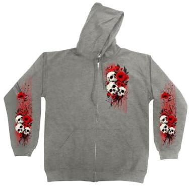 Imagem de Hot Leathers Coleção de moletons femininos para motocicletas – Estilo Ride-Ready em moletons com zíper premium