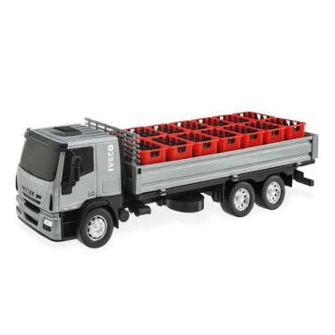 Imagem de Miniatura Caminhão Iveco Tector Entregador De Bebidas - Usual Brinqued